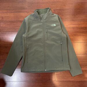 Green The North Face jacket